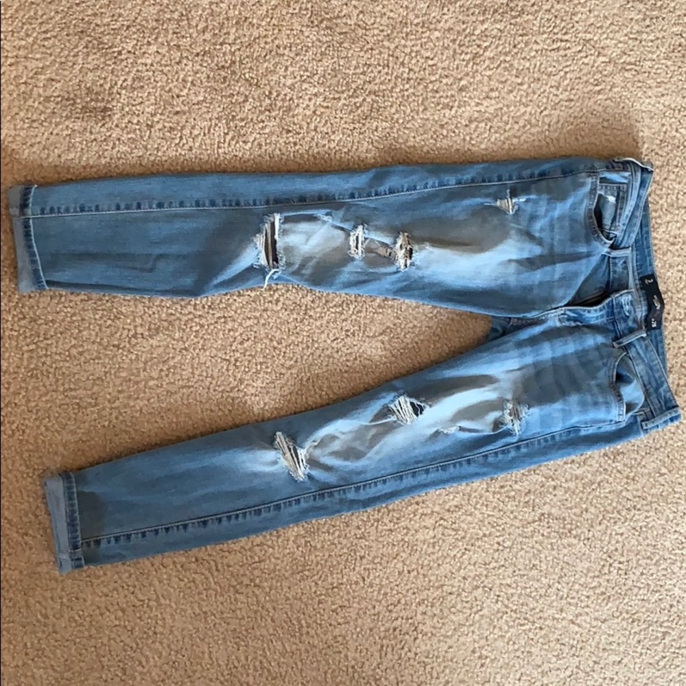 hollister cropped jeans